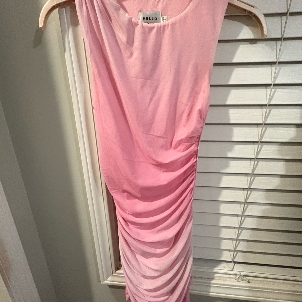 Pink Sleeveless Dress